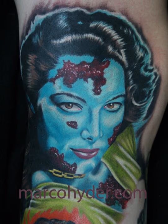 Ava Gardner as zombie