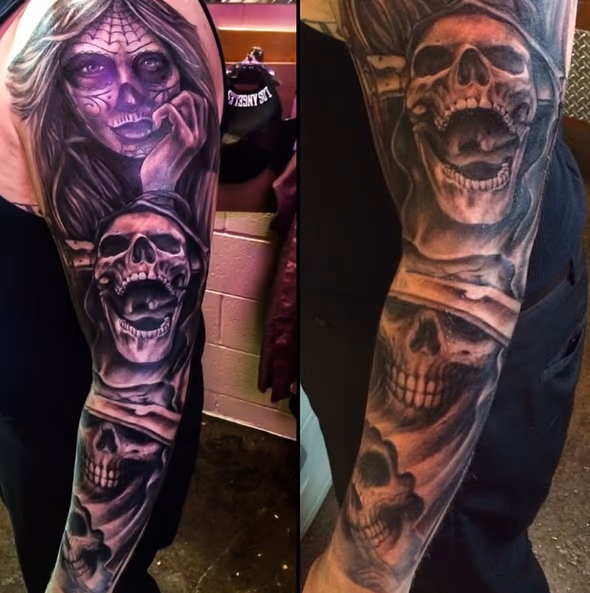 Skull Sleeve