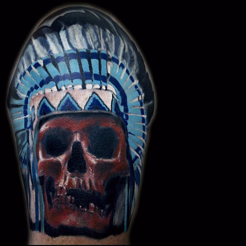 Skull with Headdress