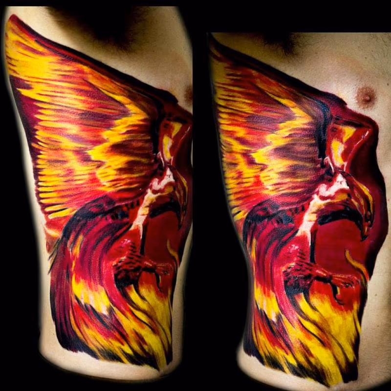 Phoenix on ribs