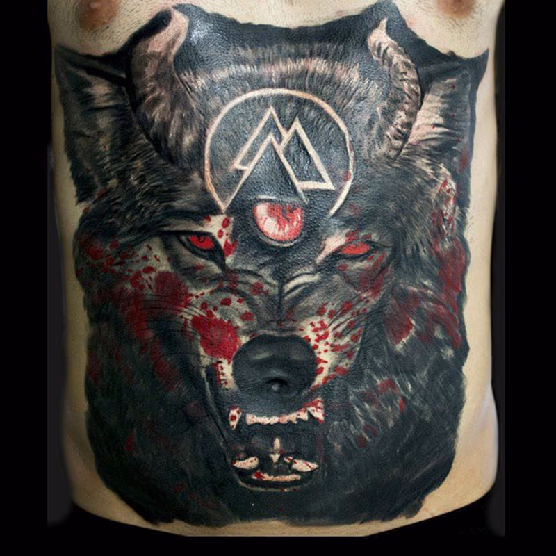 The monstrous wolf Fenrir