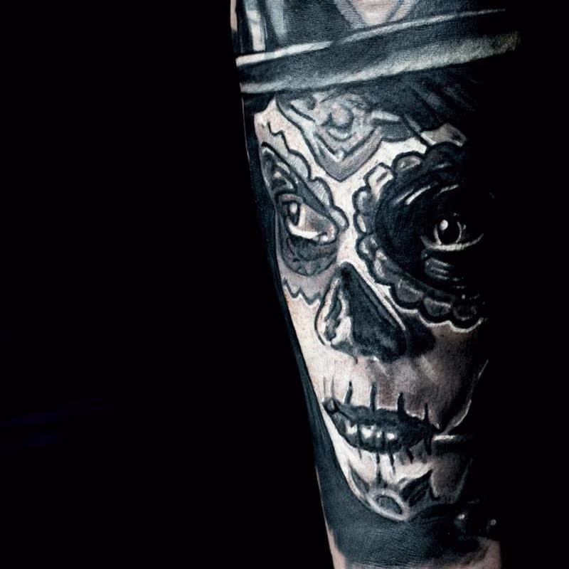 Day of the dead forearm