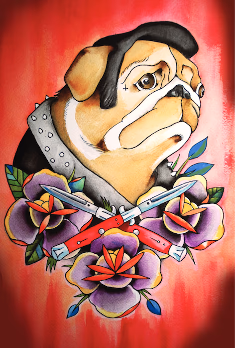 Pug Painting