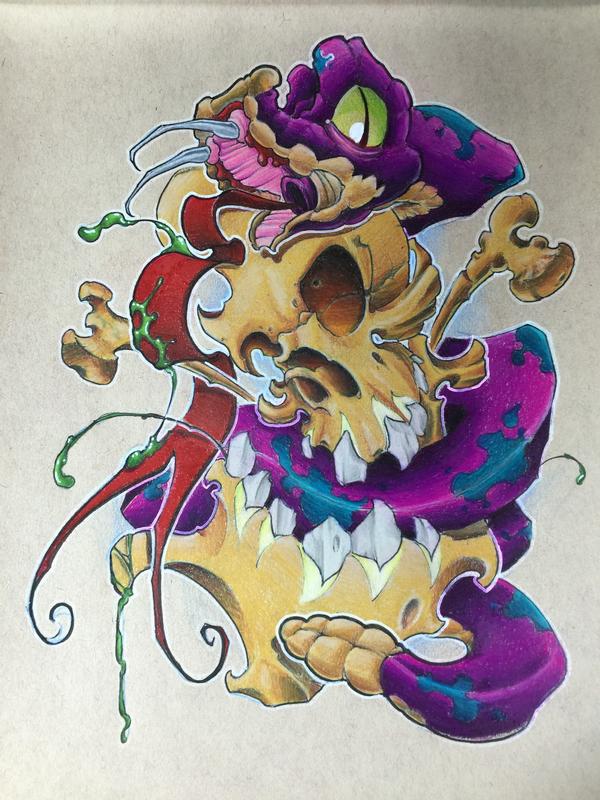 skull snake