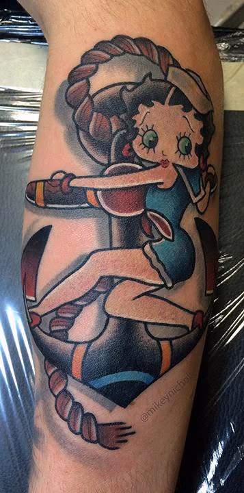 Betty Boop Tattoo