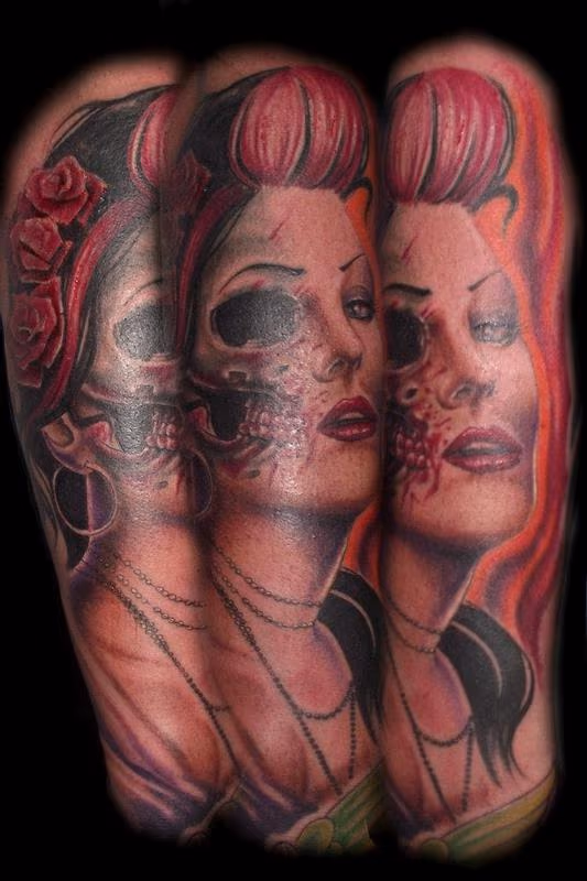 Color Portrait Tattoo