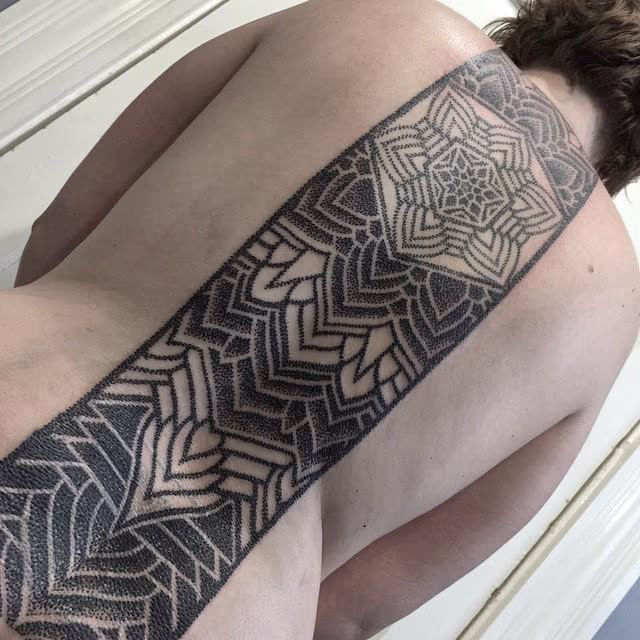 Dotwork Backpiece