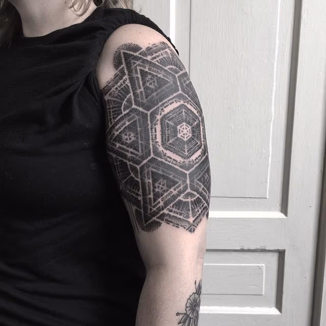 Blackwork Arm Piece