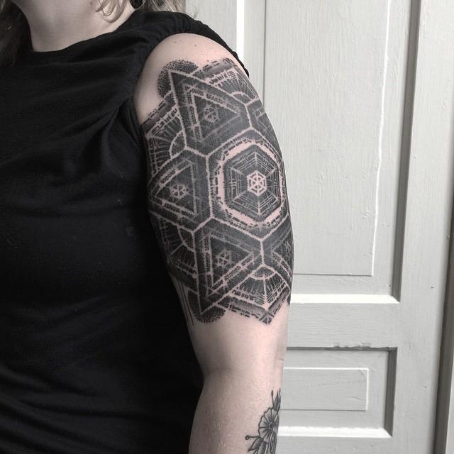 Blackwork Arm Piece
