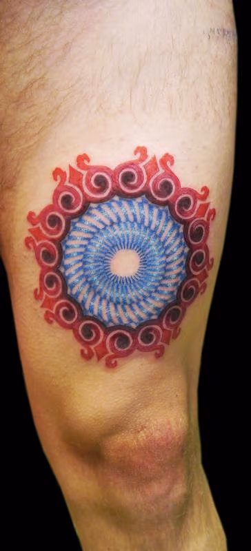 color vortex mandala