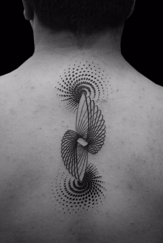 linework halftone symmetry...