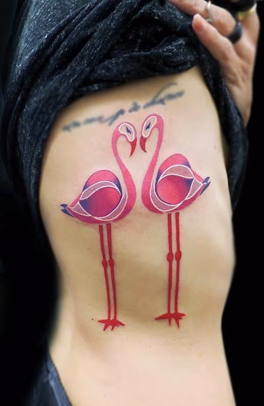 flamingo couple...chilling out