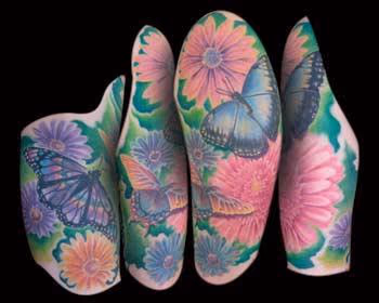 Tanya's butterflies and flowers