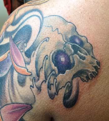 Purple Socket Skull