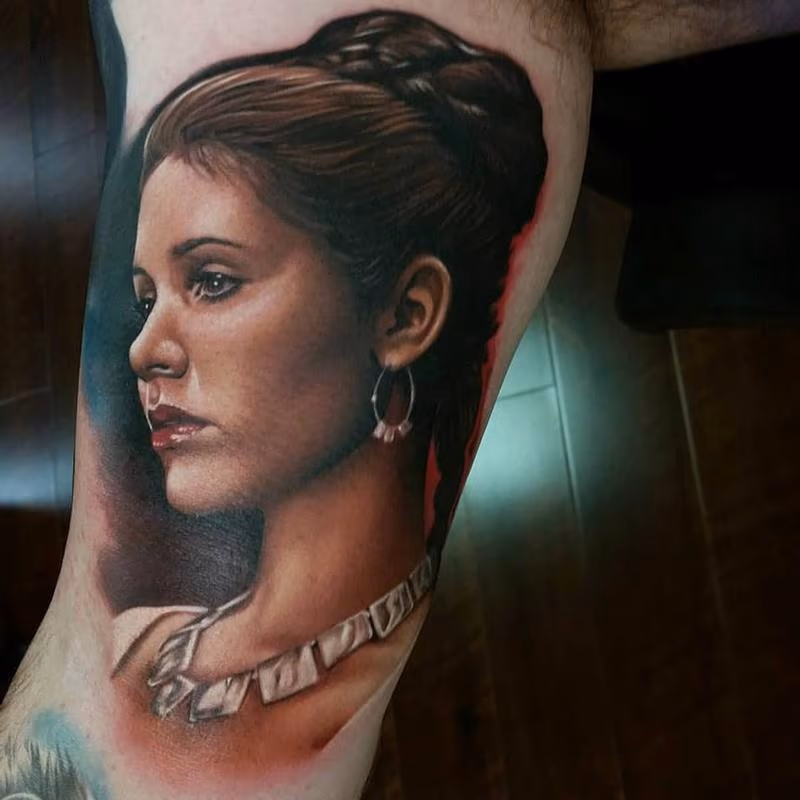 Princess Leia Tattoo