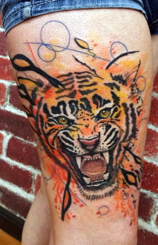 Watercolor Tiger