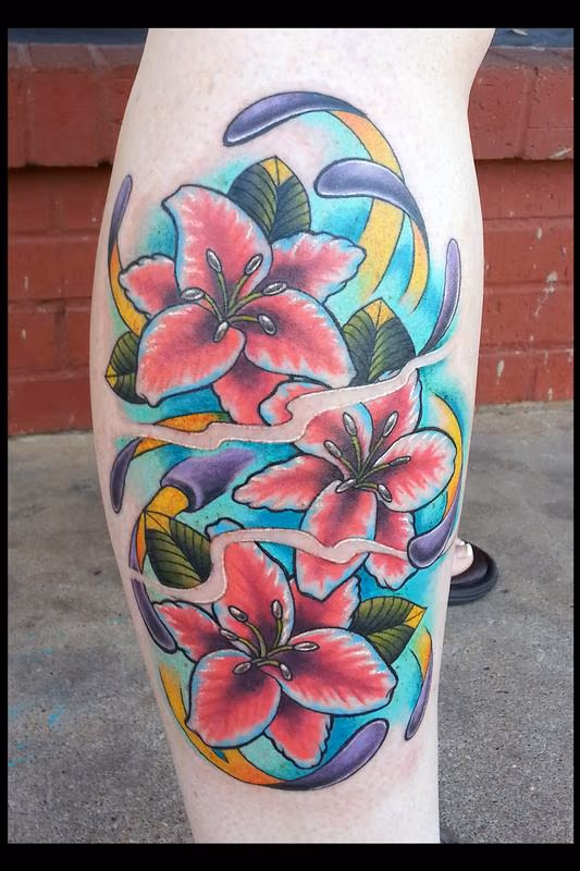 Obnoxious Bright Vivid Color Flowers