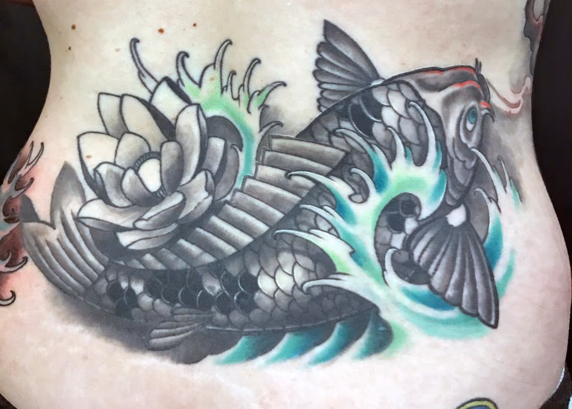 Koi Fish Lower Back