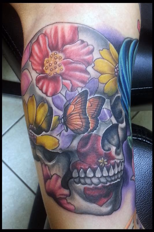 Floral Sugar Skull