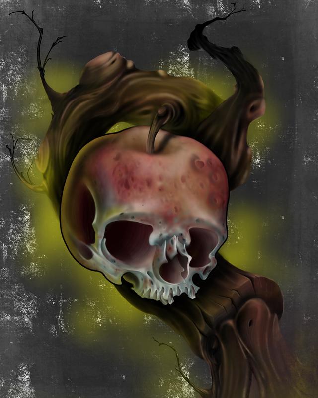 Apple skull
