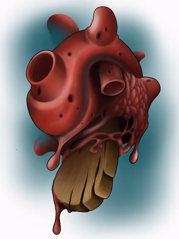 Frozen heart drawing