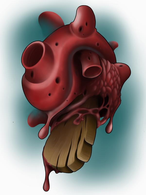 Frozen heart drawing
