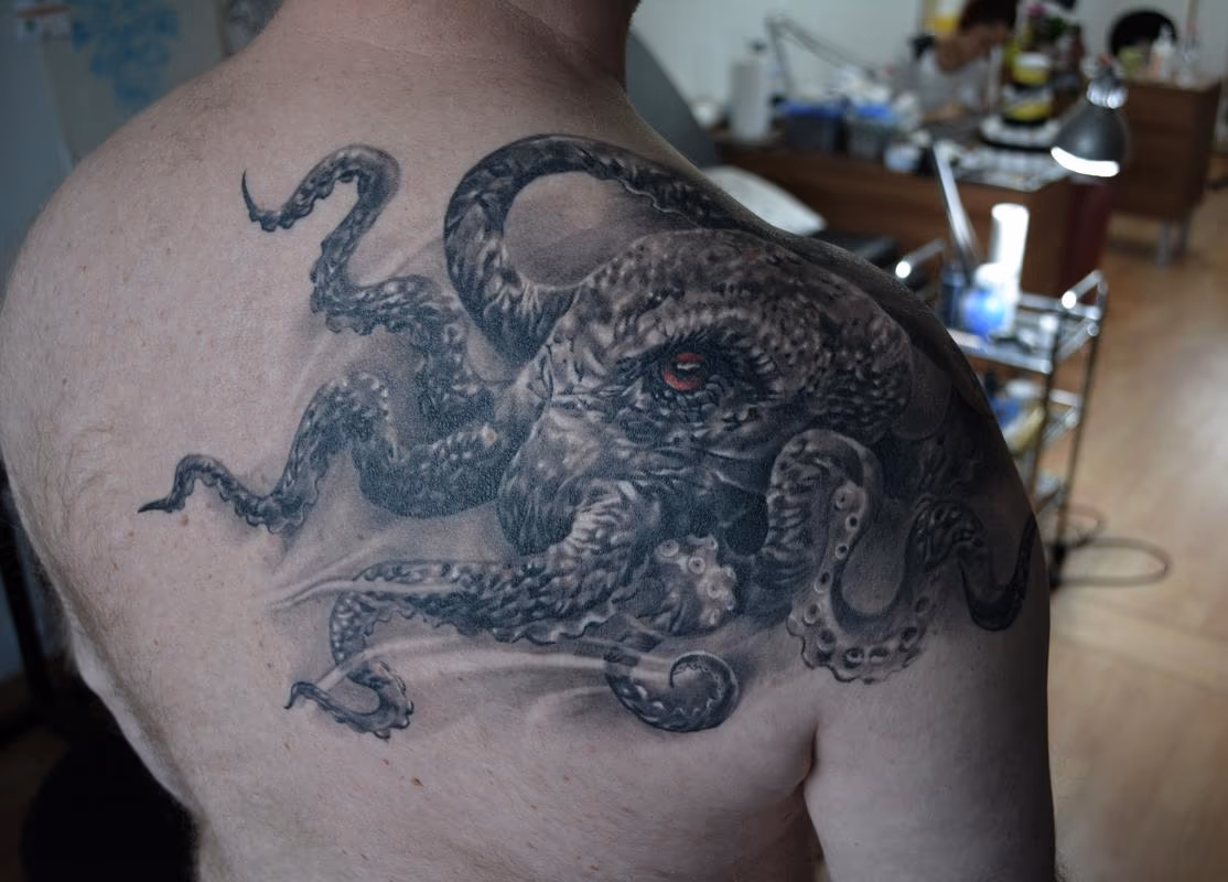 evil octopus