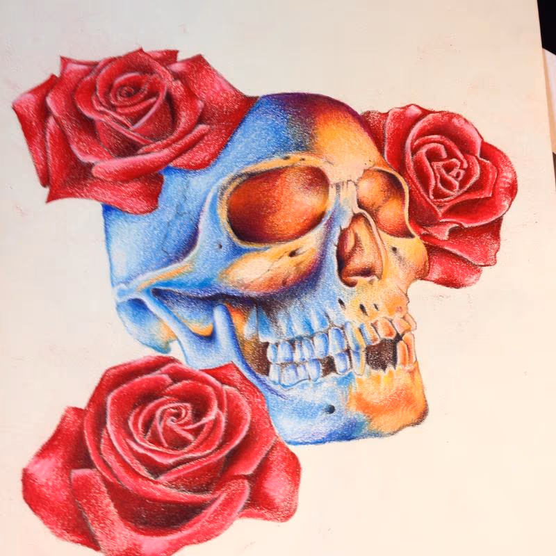Skull and Roses