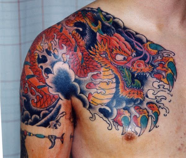 Traditional Dragon Tattoo
