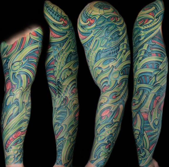 This is a Tattoo I did on Nick Hardwick, Center of the San Diego Chargers.