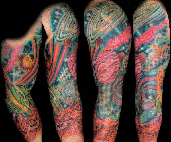 Outer space sleeve