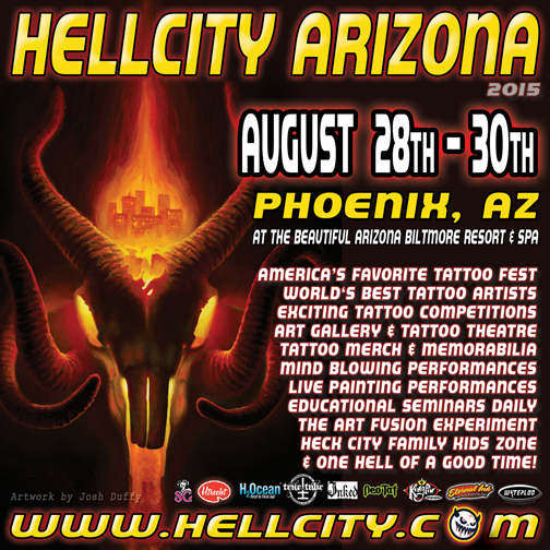 Taking Appointments for Hell City Phoenix in August!