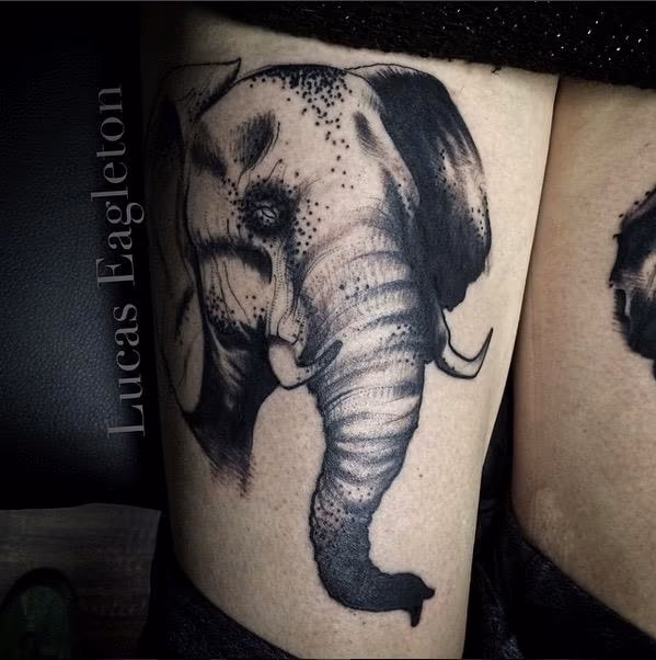 Freehand elephant 2