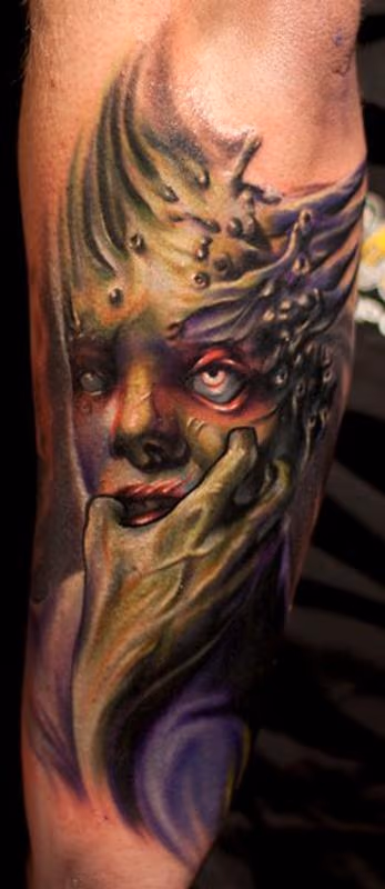 Evil Alien Tattoo