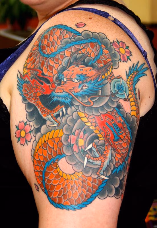 Traditional Japanese Dragon