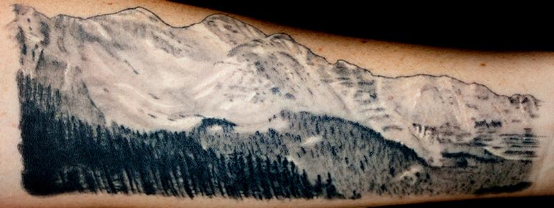 mountain scene