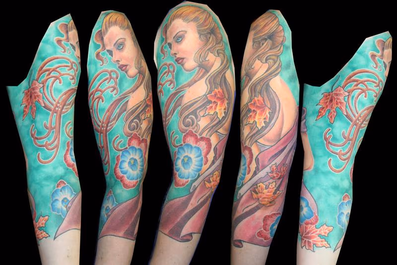 Mucha inspired