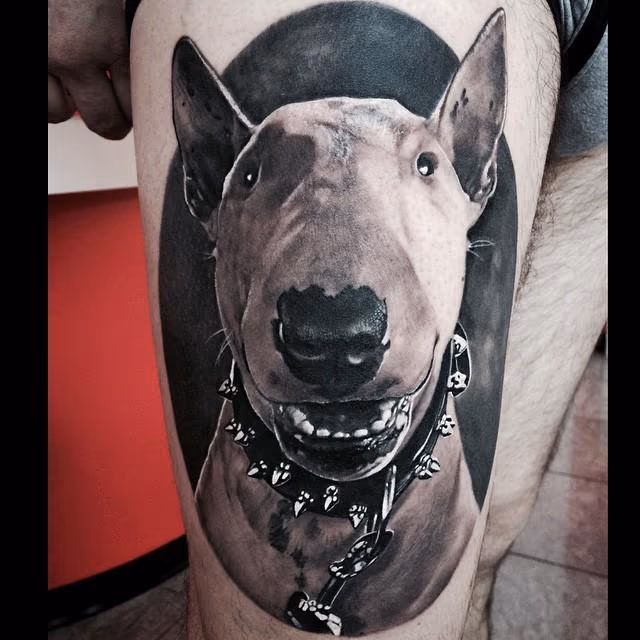 Dog Portrait Tattoo