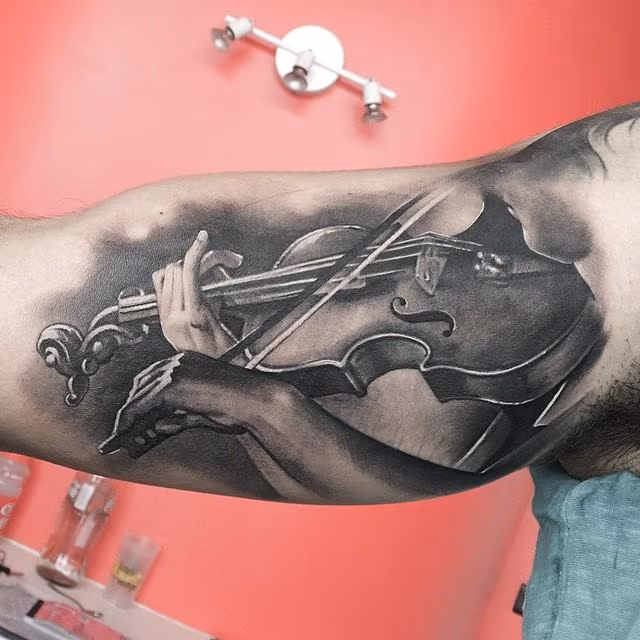 Violin Tattoo