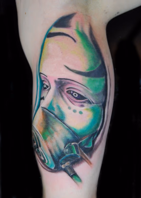 gasmask girl