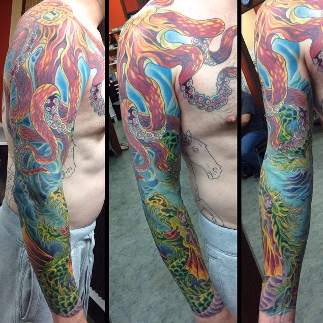 sea serpent/octopus
