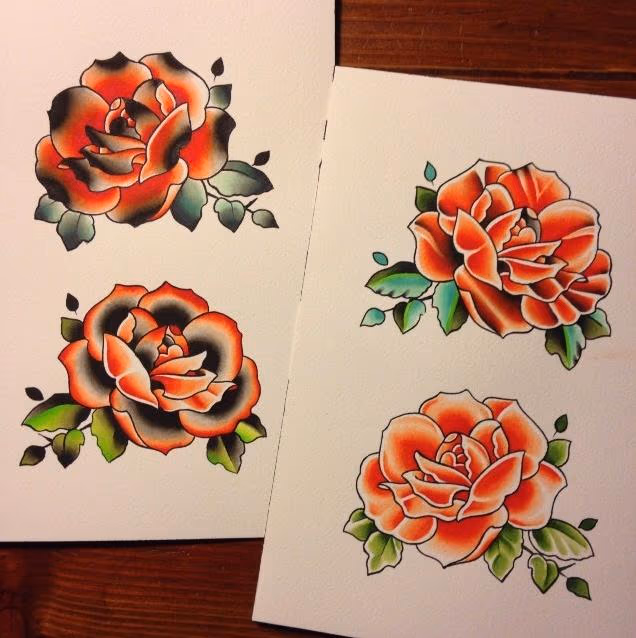 1 rose, 4 ways