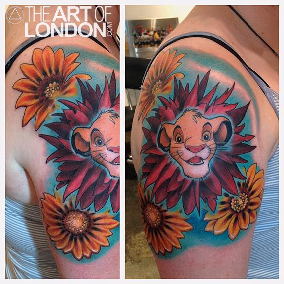 Simba Lion King Tattoo