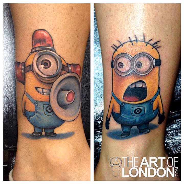 Dispicable Me 2 minions tattoo