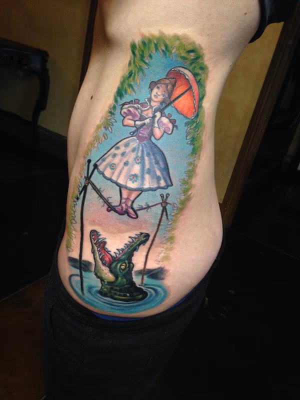 Disney Haunted Mansion Stretching Portrait Tattoo