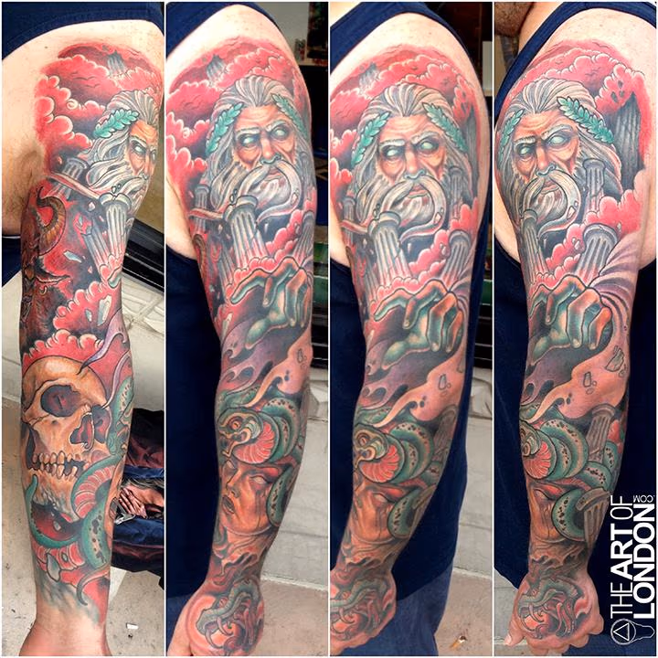 Greek God sleeve