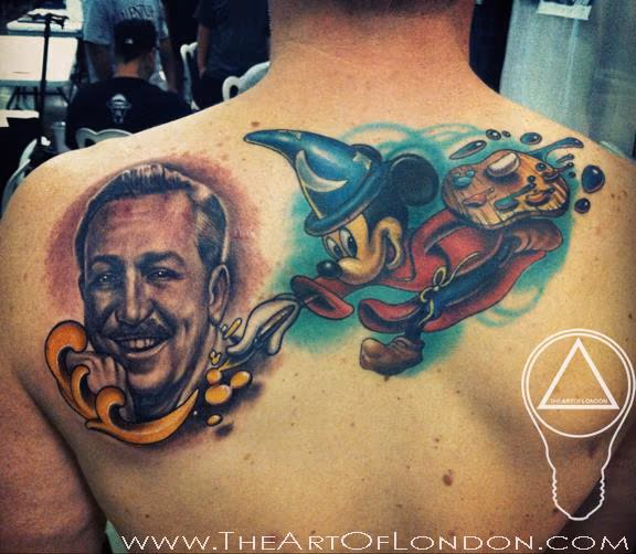 Walt Disney & Mickey Mouse Tattoo