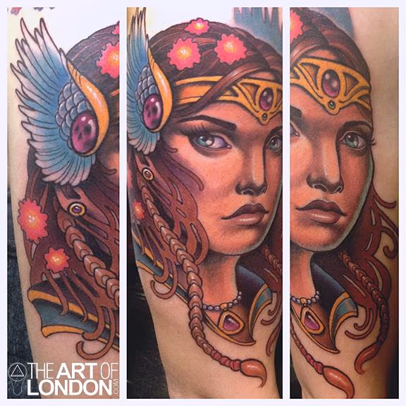 VIking Warrior Princess Tattoo
