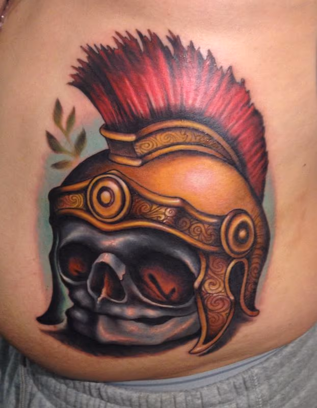Fetal Skull Roman Soldier Helmet