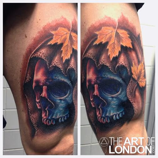 Skull with Veil